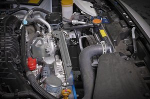 Subaru BRZ Coolant Overflow Tank - Perrin Performance - CNC-machined - Black - `13-`25